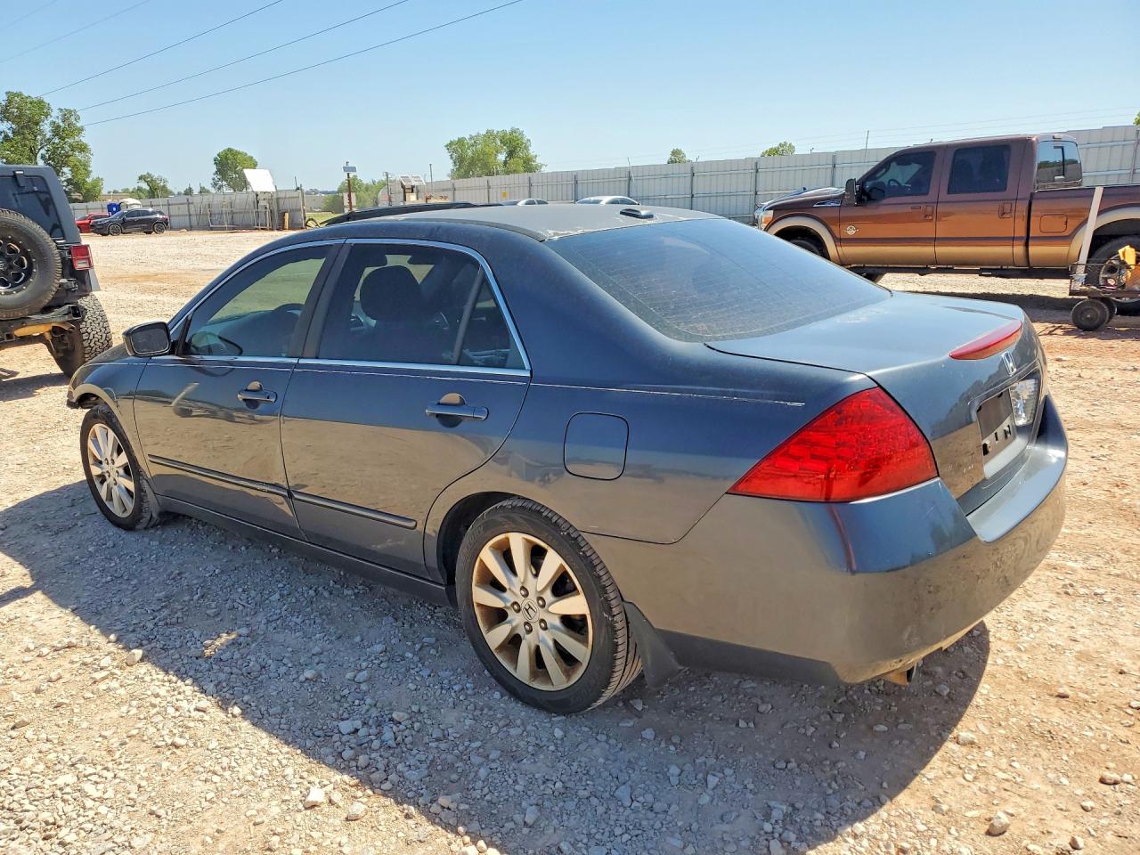2007 Honda Accord Ex Gray vin: 1HGCM66507A100399