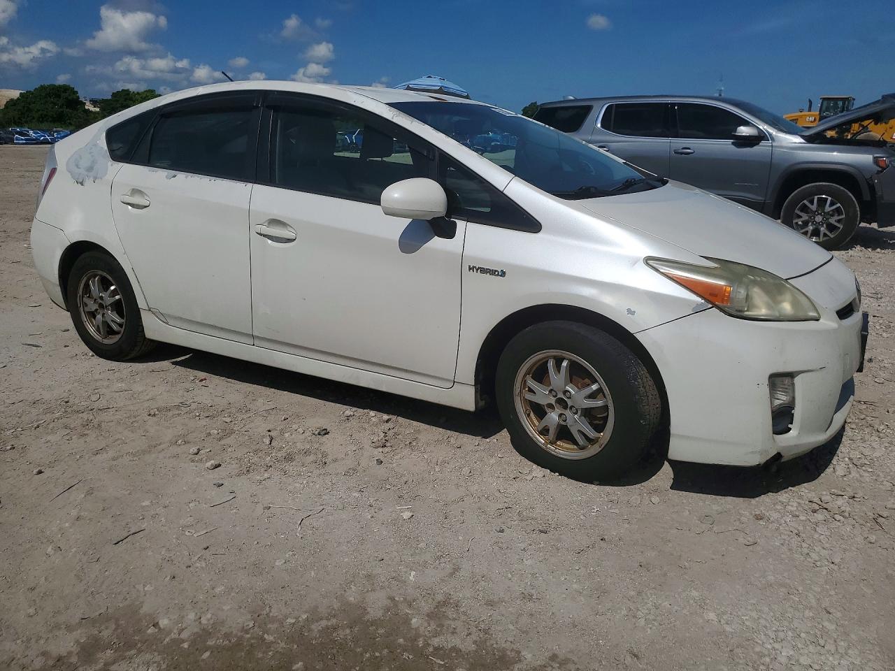 2010 Toyota Prius Iii White vin: JTDKN3DU2A0058072
