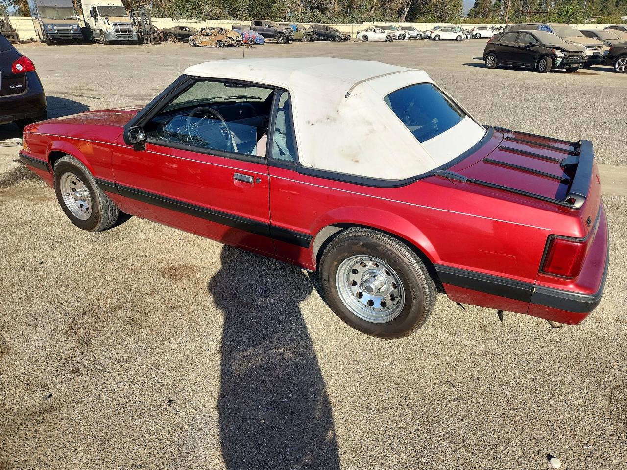 1990 Ford Mustang Lx Red vin: 1FACP44A8LF203910