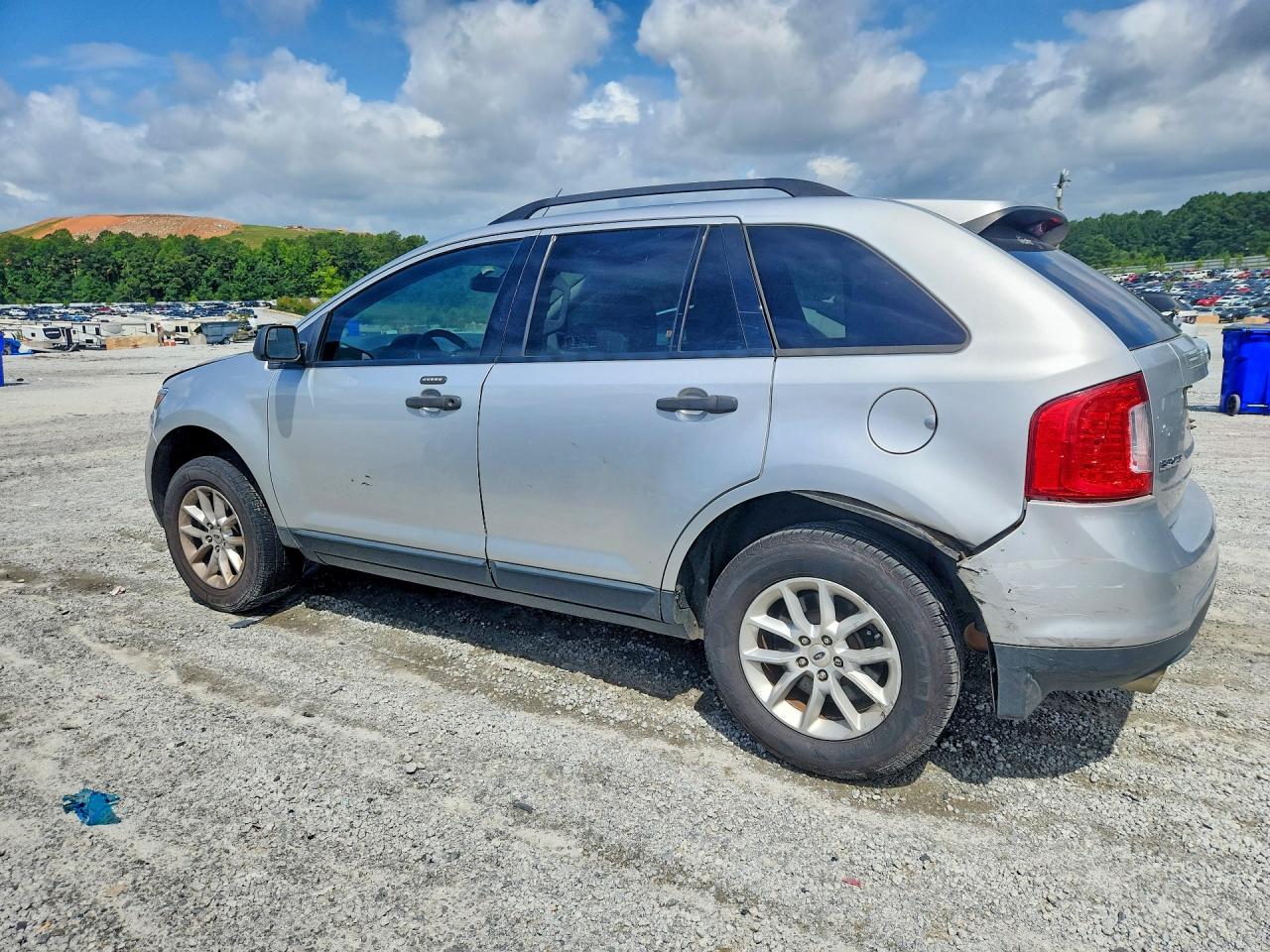 2013 Ford Edge Se Silver vin: 2FMDK3GCXDBB21180