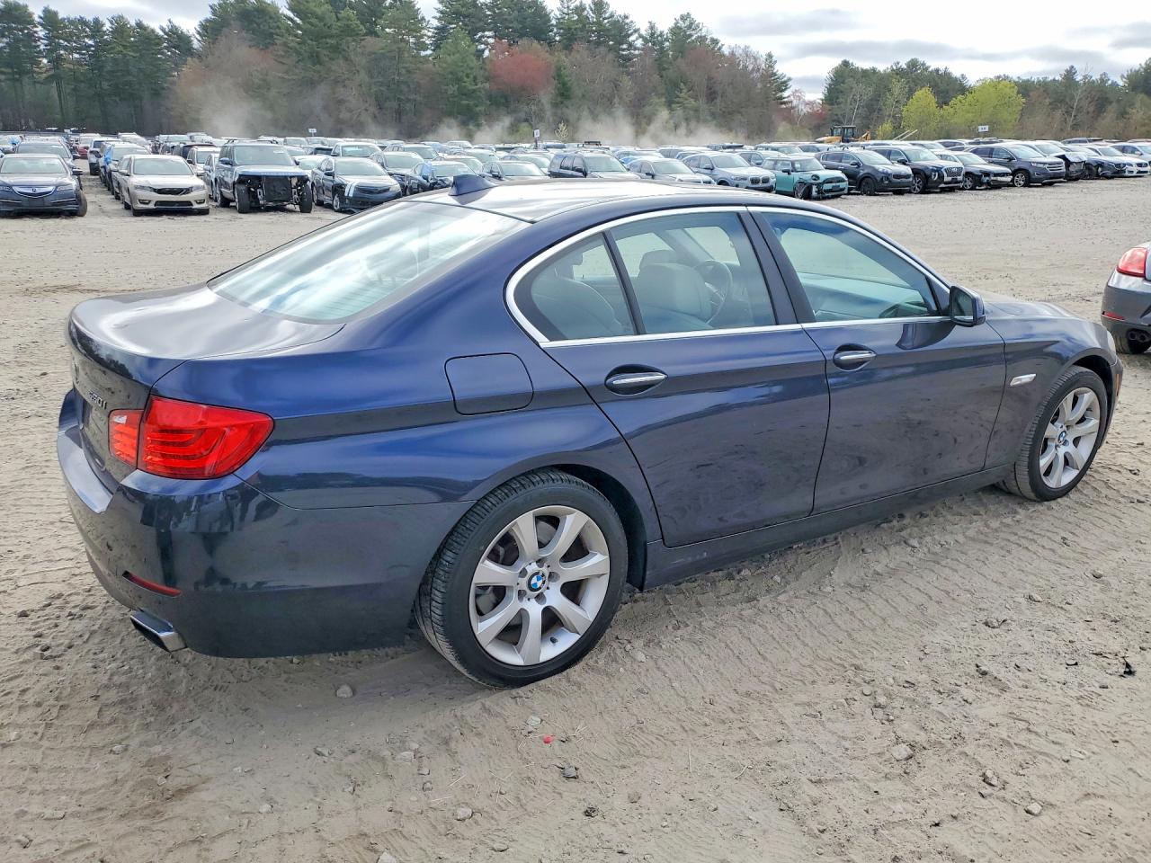2013 Bmw 550 I Blue vin: WBAFR9C53DD227223