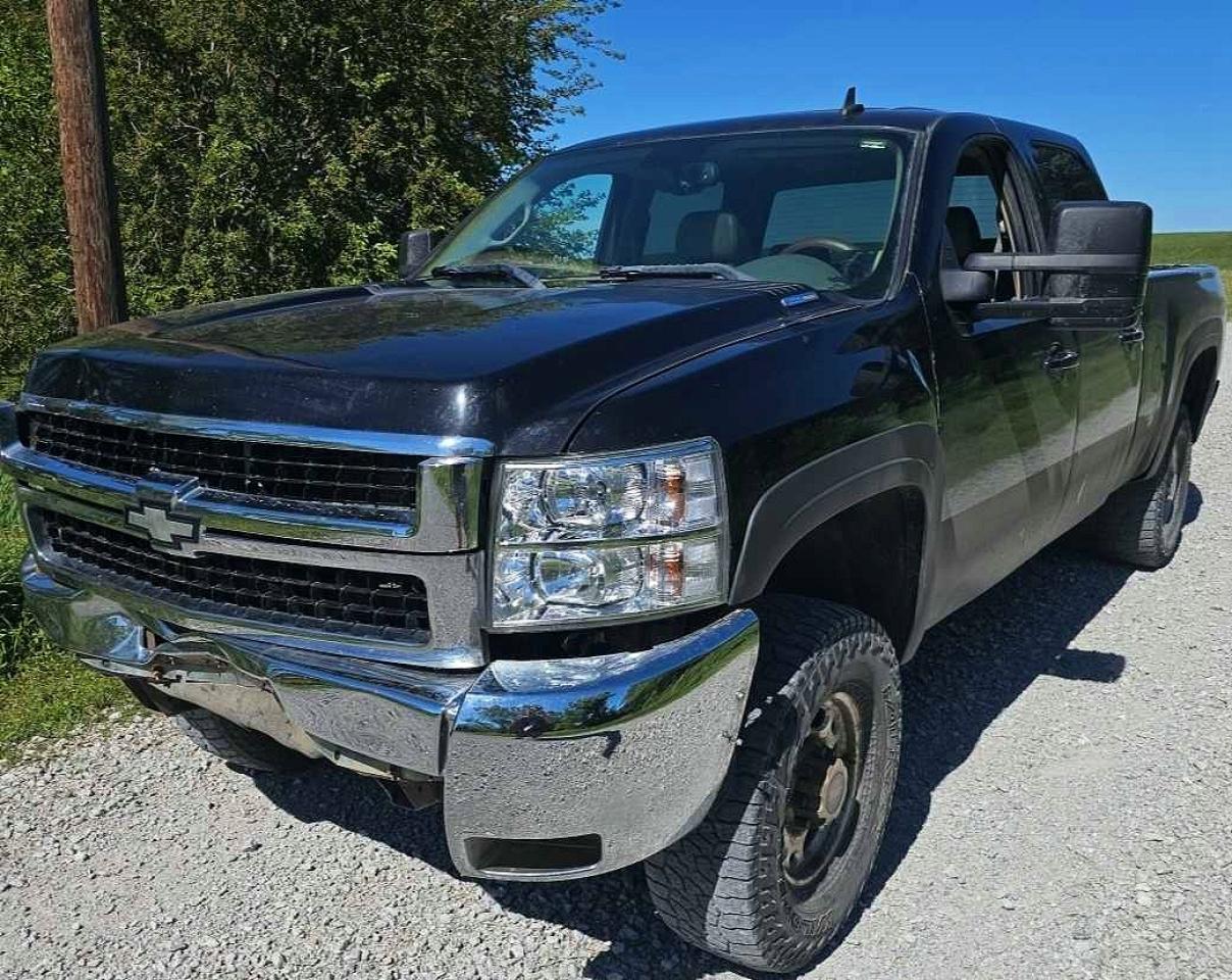 2008 Chevrolet Silverado K2500 Heavy Duty Black vin: 1GCHK23668F119009