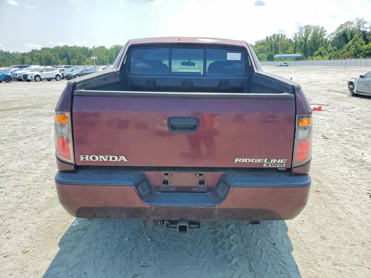 2007 Honda Ridgeline Rts Maroon vin: 2HJYK16477H532098