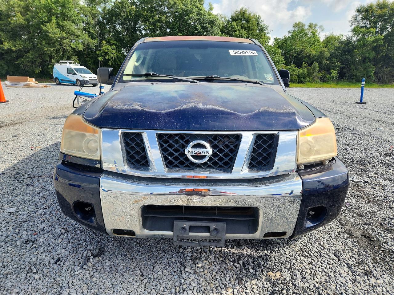 2008 Nissan Titan Xe Ffv Blue vin: 1N6BA07G18N307388