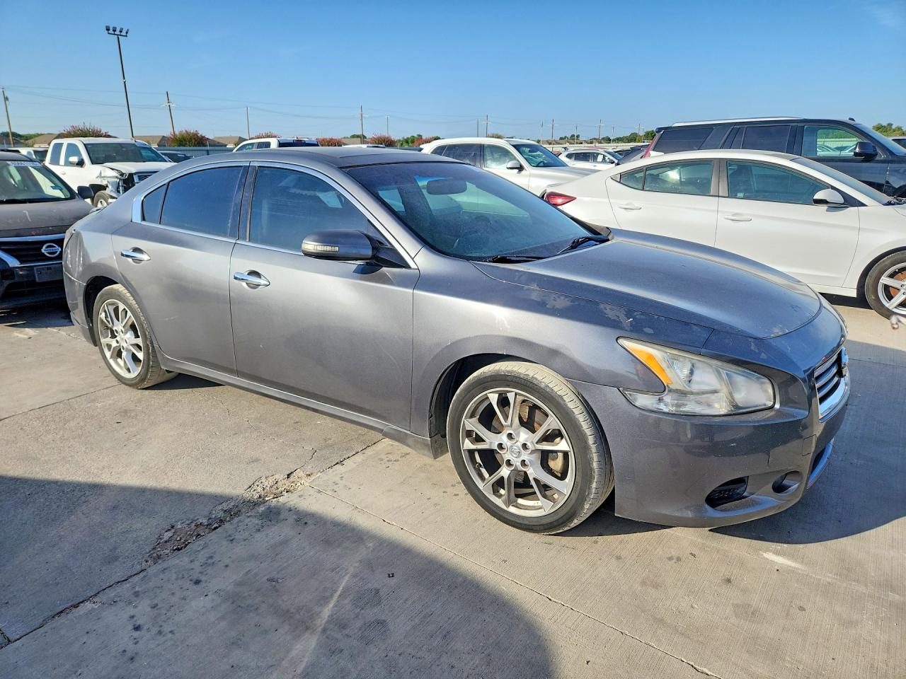 2014 Nissan Maxima 3.5 Sv Silver vin: 1N4AA5AP1EC445854