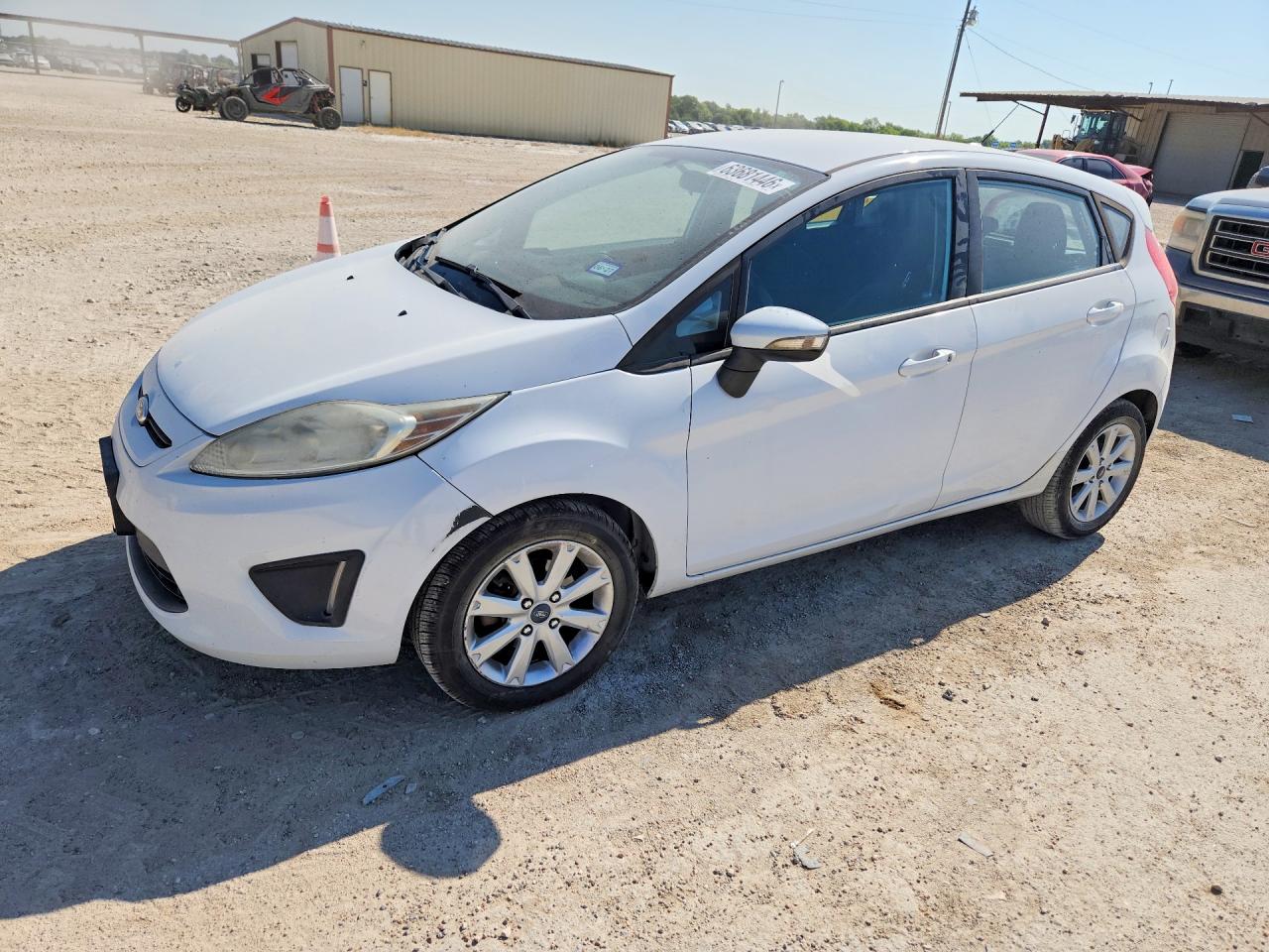 2013 Ford Fiesta Se White vin: 3FADP4EJ4DM117000