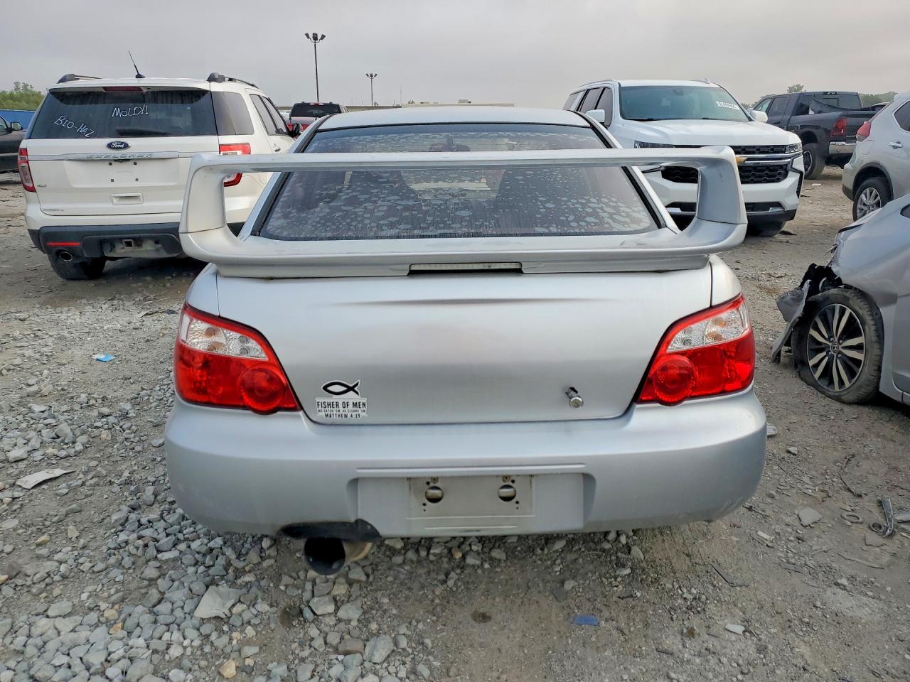 2005 Subaru Impreza Wrx Sti Серебряный vin: JF1GD70615L516136