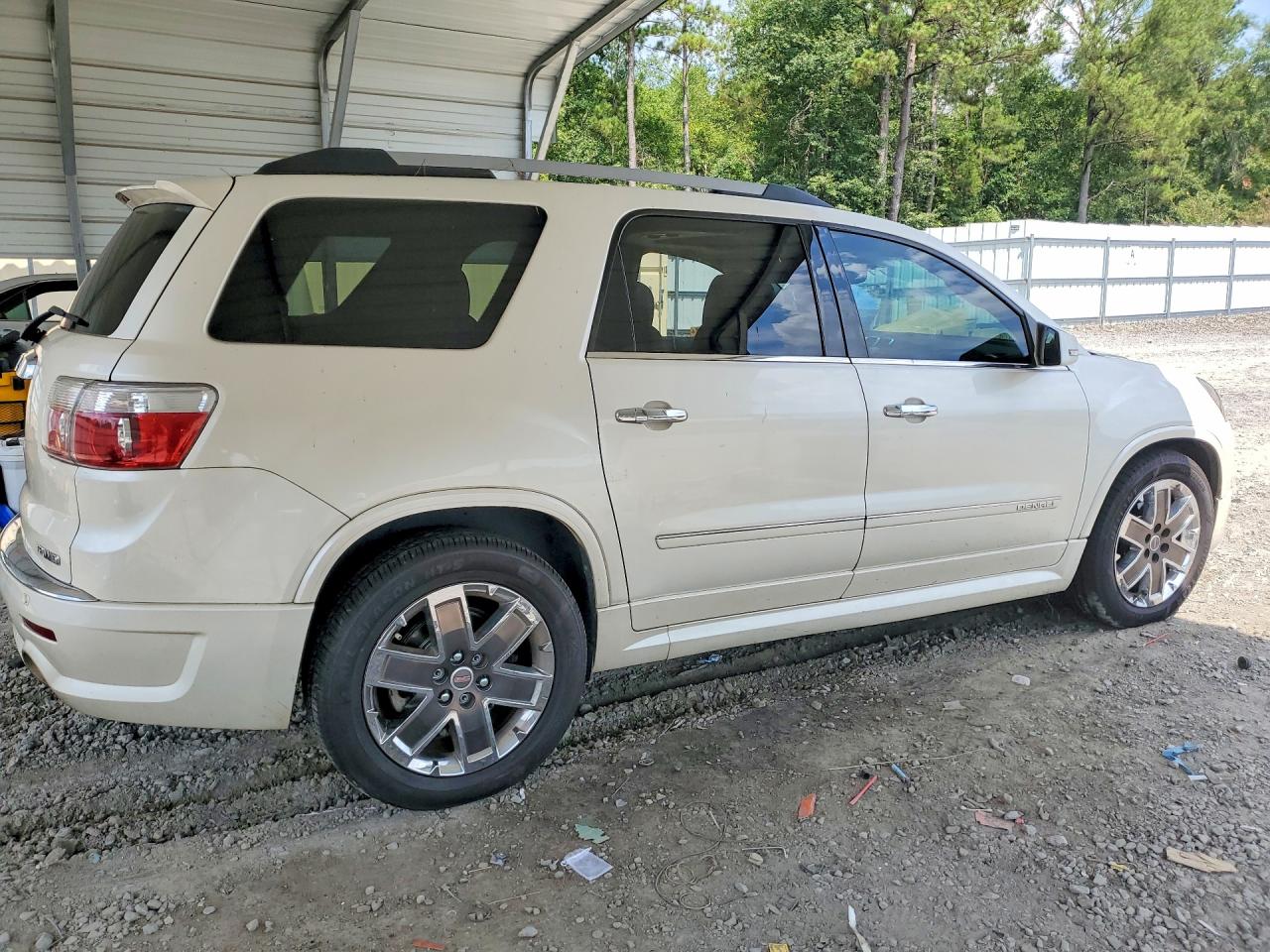 2011 Gmc Acadia Denali White vin: 1GKKVTED3BJ393369