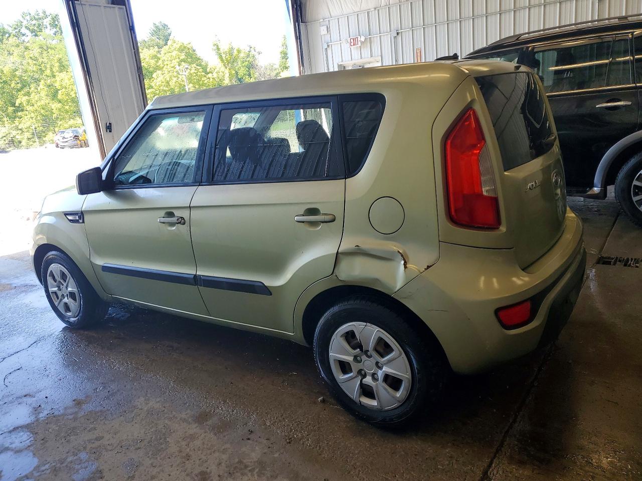 2012 Kia Soul Base Зеленый vin: KNDJT2A53C7354981