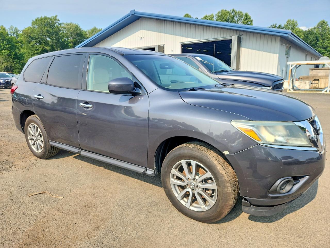 2013 Nissan Pathfinder S Gray vin: 5N1AR2MM1DC645324