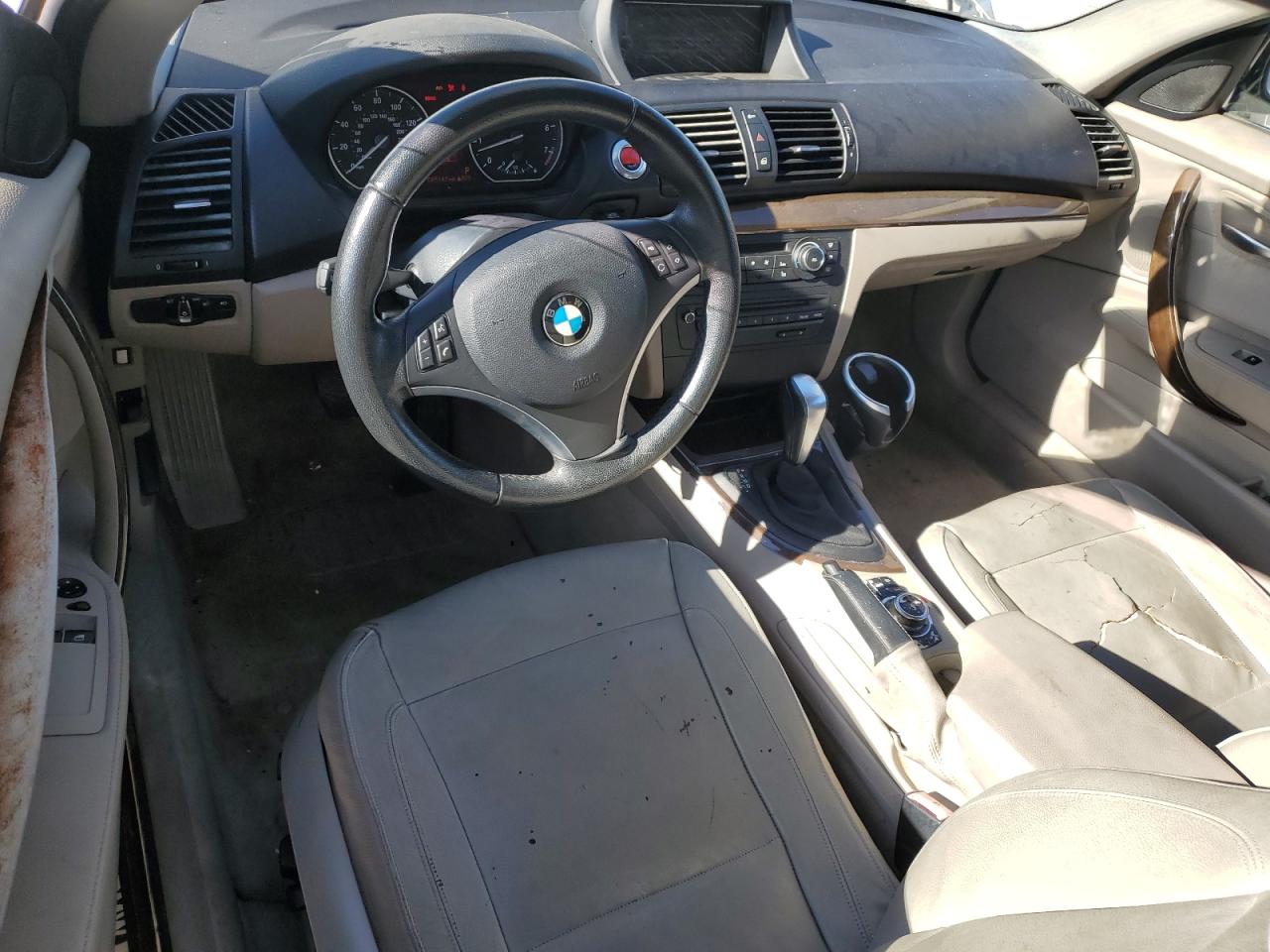 2012 Bmw 128 I White vin: WBAUP7C59CVP22813