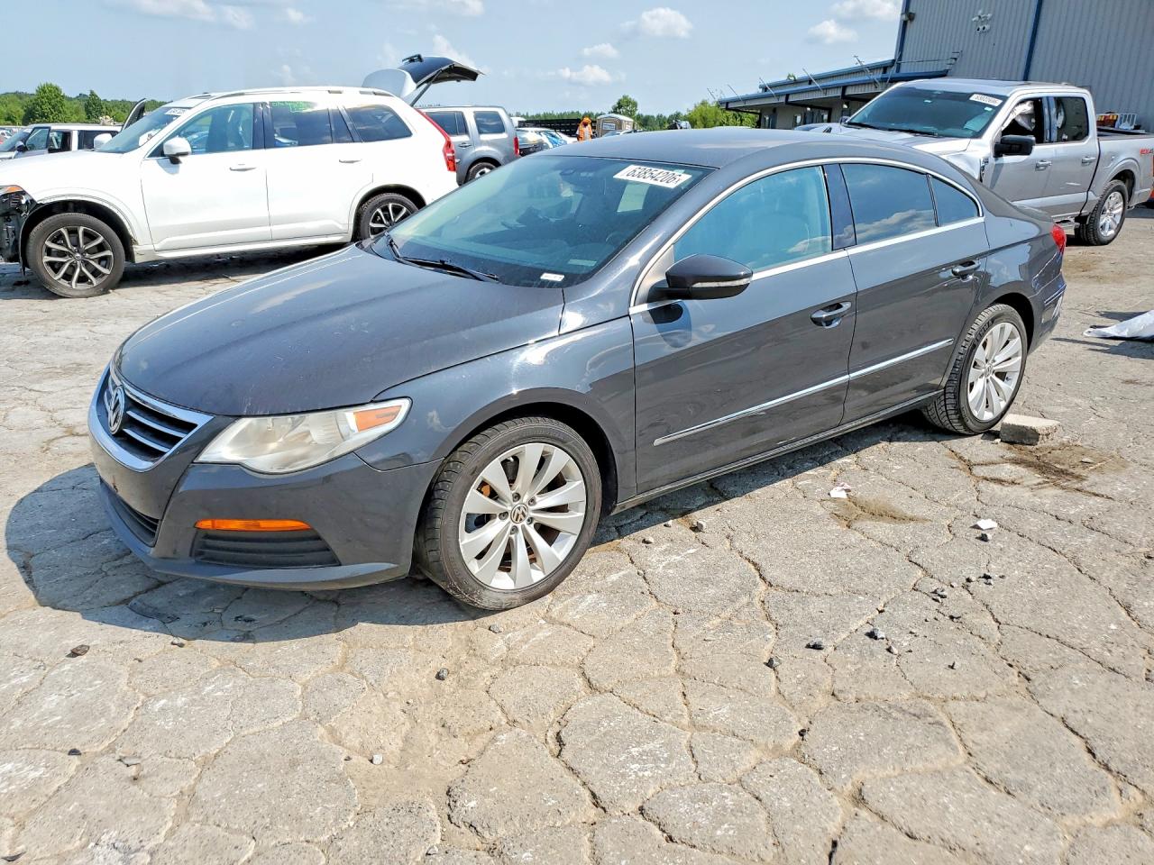 2012 Volkswagen Cc Sport Gray vin: WVWMN7AN3CE541332