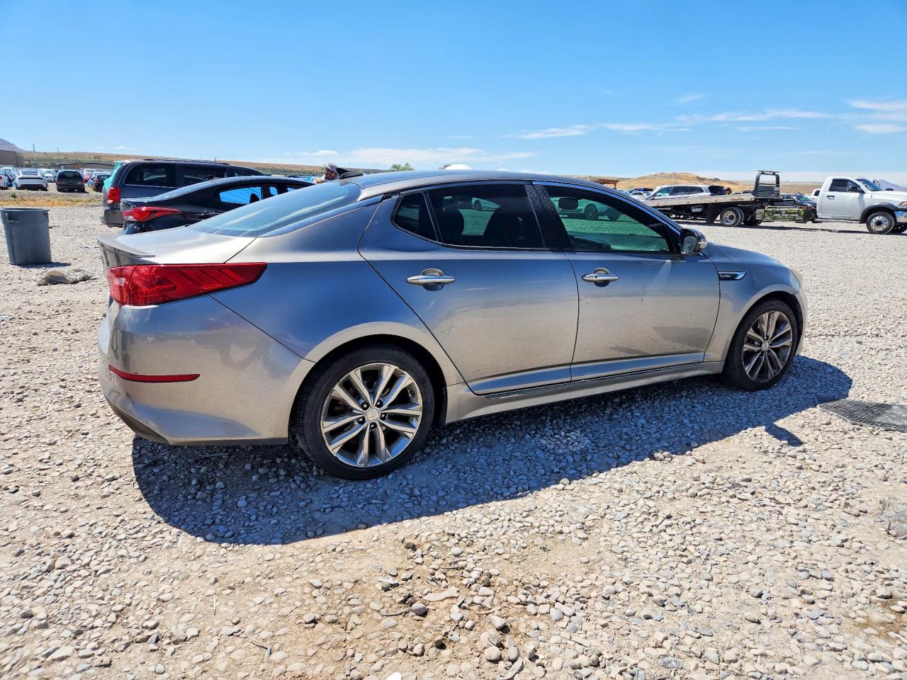 2015 Kia Optima Sx Gray vin: 5XXGR4A61FG395893