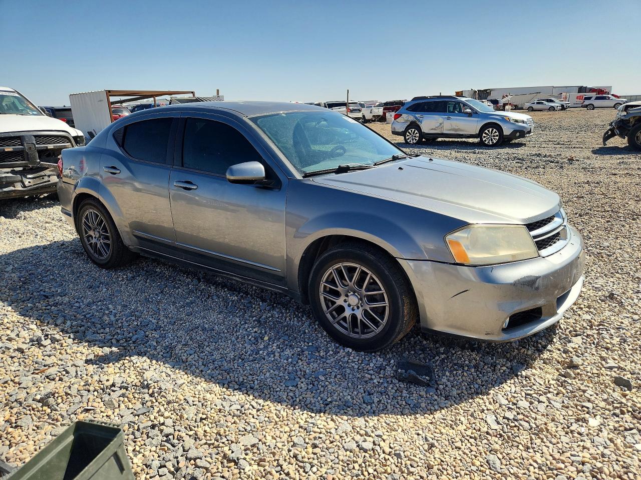 2013 Dodge Avenger Sxt Gray vin: 1C3CDZCB4DN562497