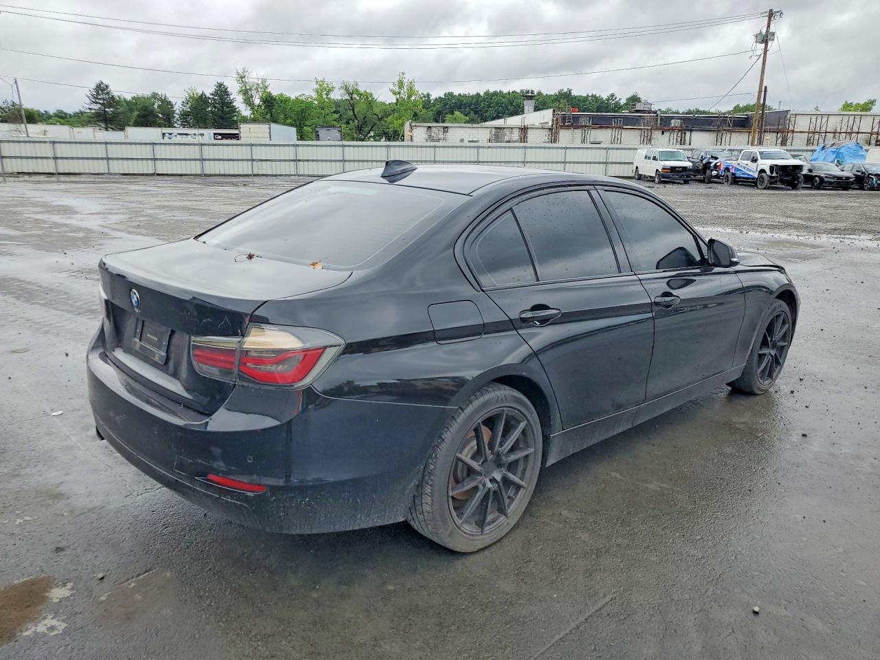 2015 Bmw 320 I Xdrive Black vin: WBA3C3G53FNT53090