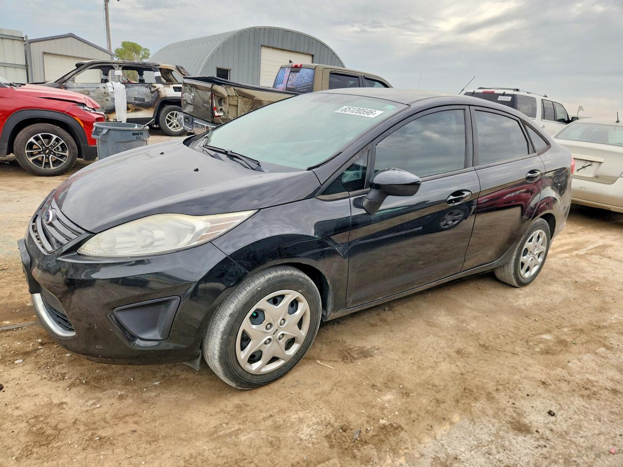 2011 Ford Fiesta S Black vin: 3FADP4AJ3BM227667