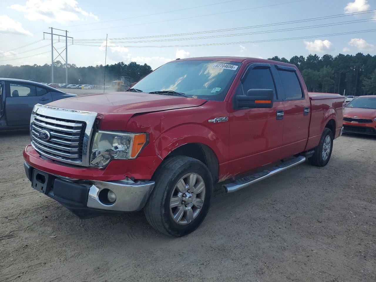 2011 Ford F150 Supercrew Красный vin: 1FTFW1CF5BKE01565