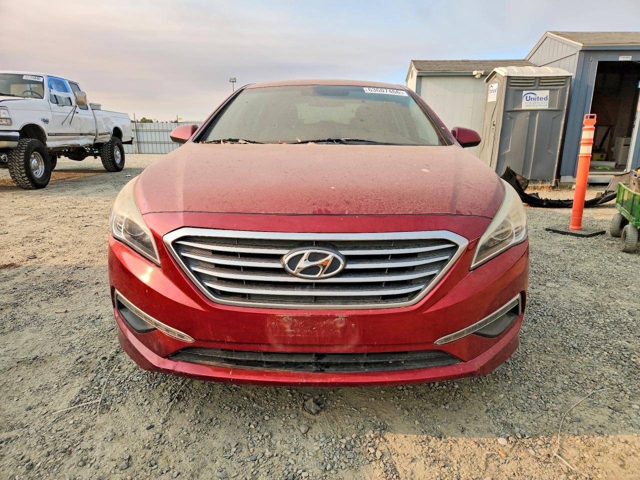 2015 Hyundai Sonata Se Красный vin: 5NPE24AF3FH231674