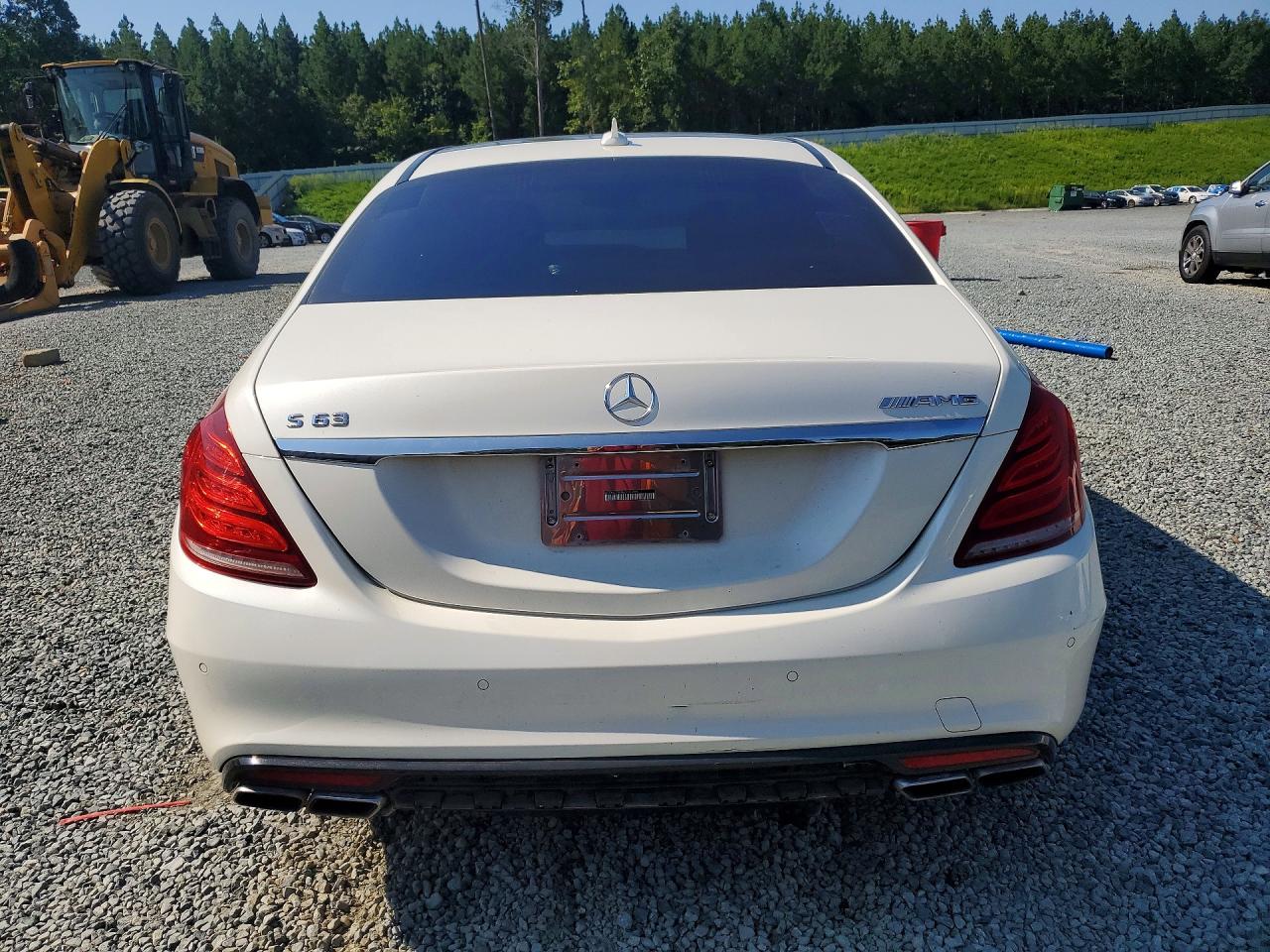 2014 Mercedes-benz S 63 Amg White vin: WDDUG7JB5EA020466