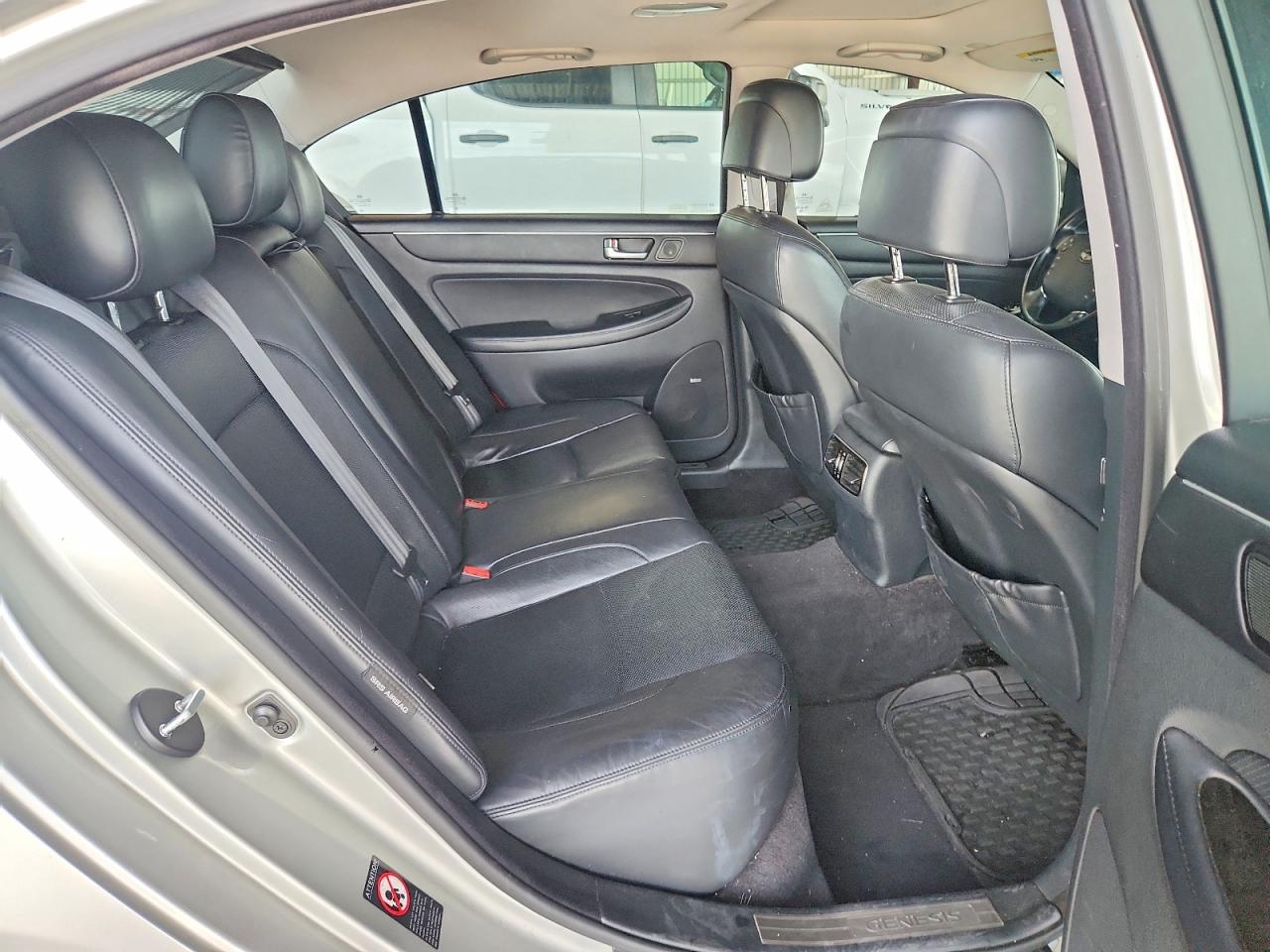 2012 Hyundai Genesis 3.8l Silver vin: KMHGC4DD0CU153321