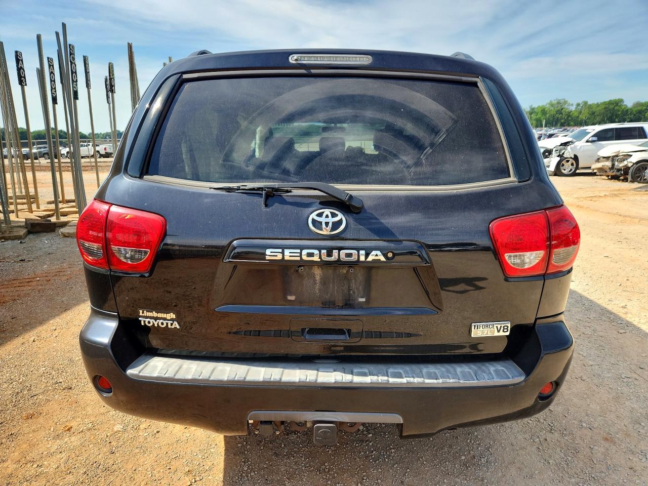 2008 Toyota Sequoia Sr5 Black vin: 5TDZY64A88S001959