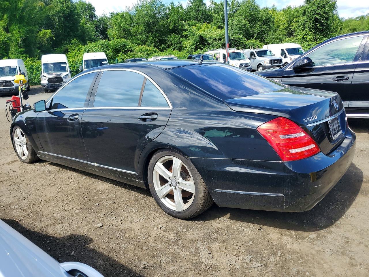 2012 Mercedes-benz S 550 4matic Black vin: WDDNG9EB4CA448665