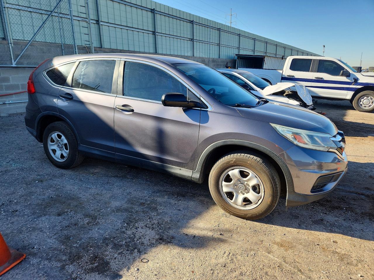2015 Honda Cr-v Lx Gray vin: 2HKRM3H33FH510317
