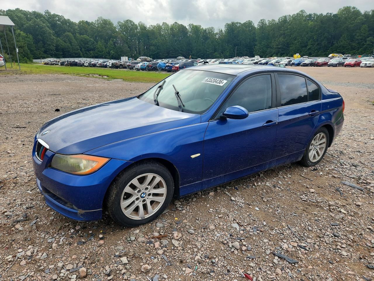 2007 Bmw 328 I Sulev Blue vin: WBAVC53577FZ75973