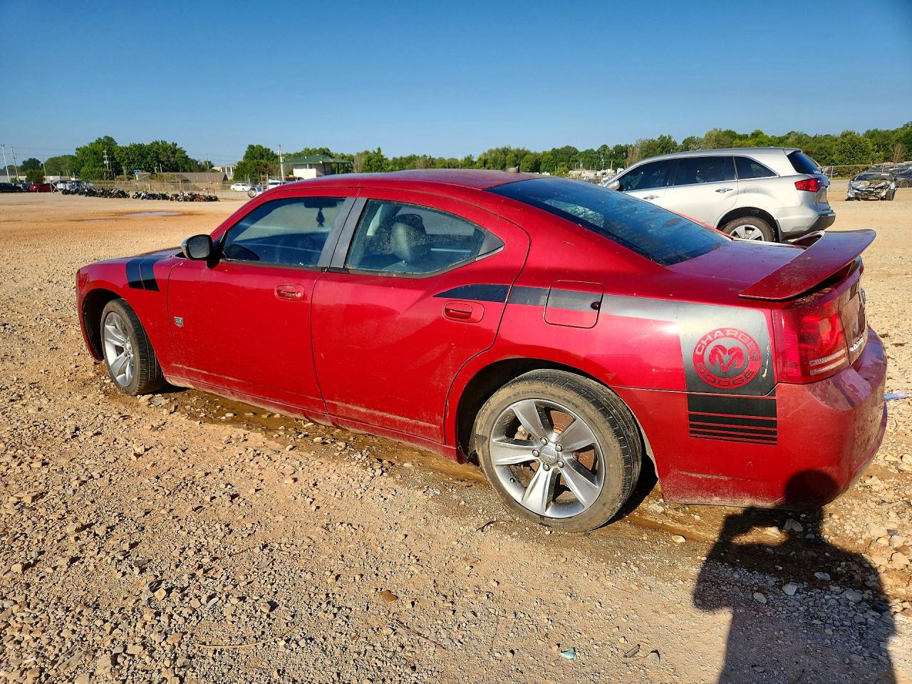 2007 Dodge Charger Se Red vin: 2B3KA43R07H695787