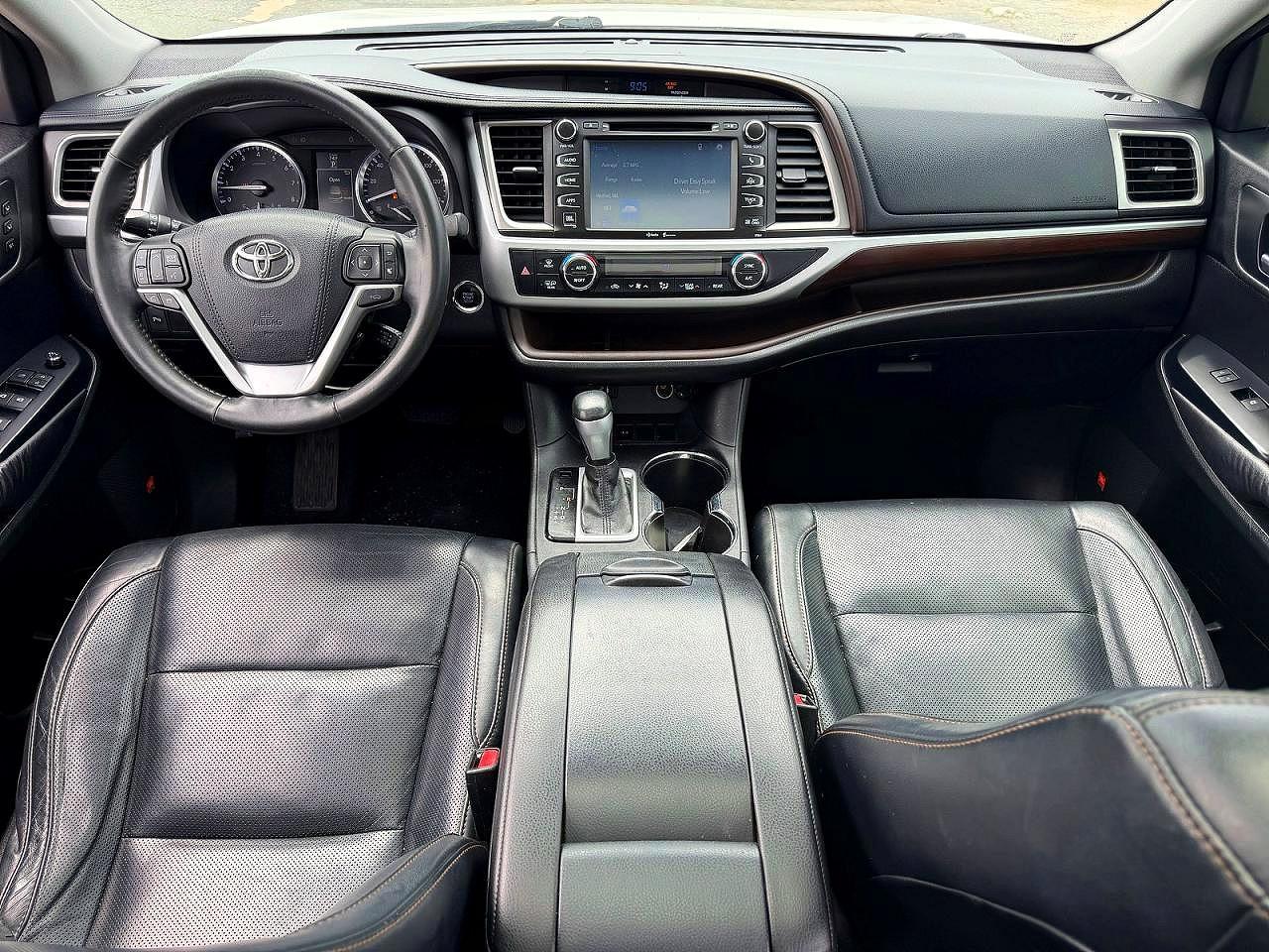 2015 Toyota Highlander Limited Platinum Белый vin: 5TDYKRFH2FS110262