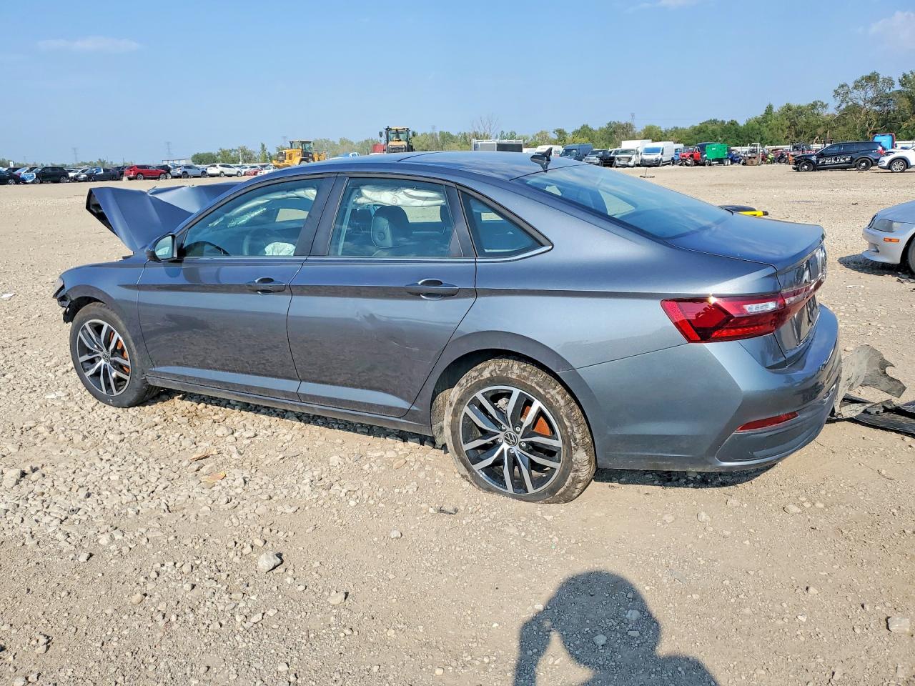2026 Volkswagen Jetta Se Gray vin: 3VW7W7BU8TM013325