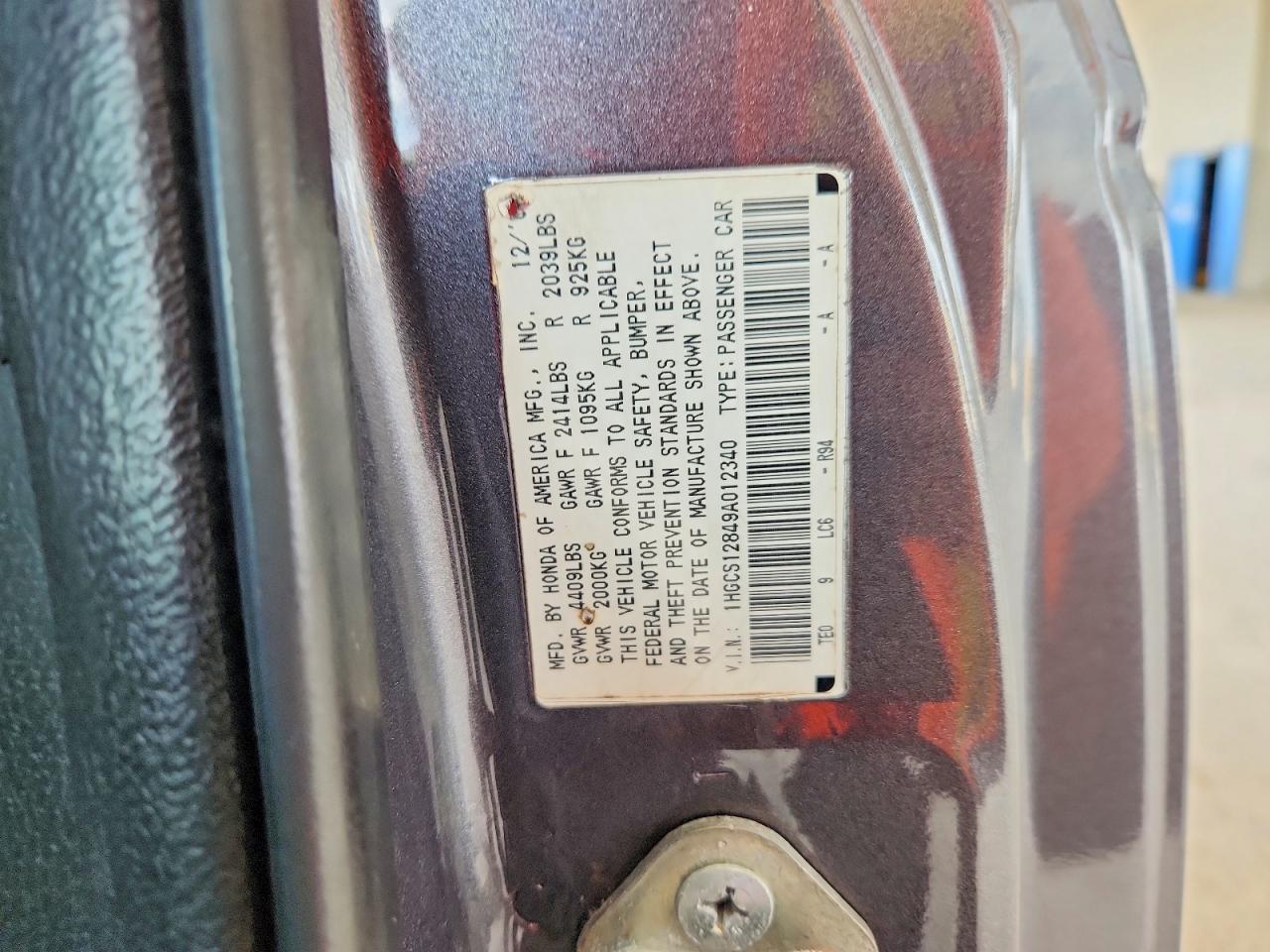 2010 Honda Accord Lx Gray vin: 1HGCS1B36AA003289
