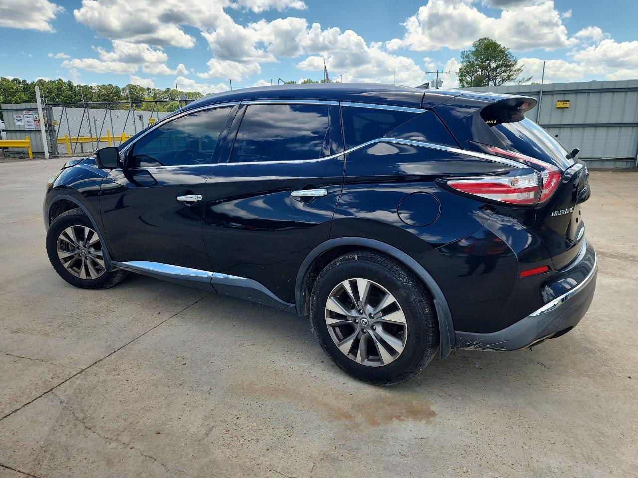 2015 Nissan Murano Sl Black vin: 5N1AZ2MGXFN240936