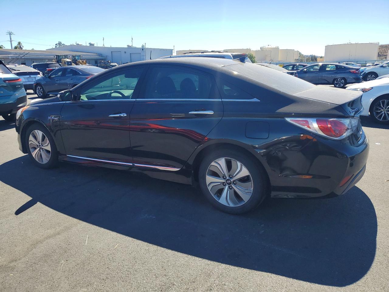 2013 Hyundai Sonata Hybrid Black vin: KMHEC4A43DA076765