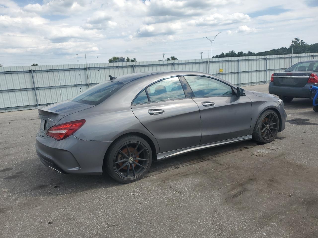 2018 Mercedes-benz Cla 250 4matic Серый vin: WDDSJ4GB7JN567837