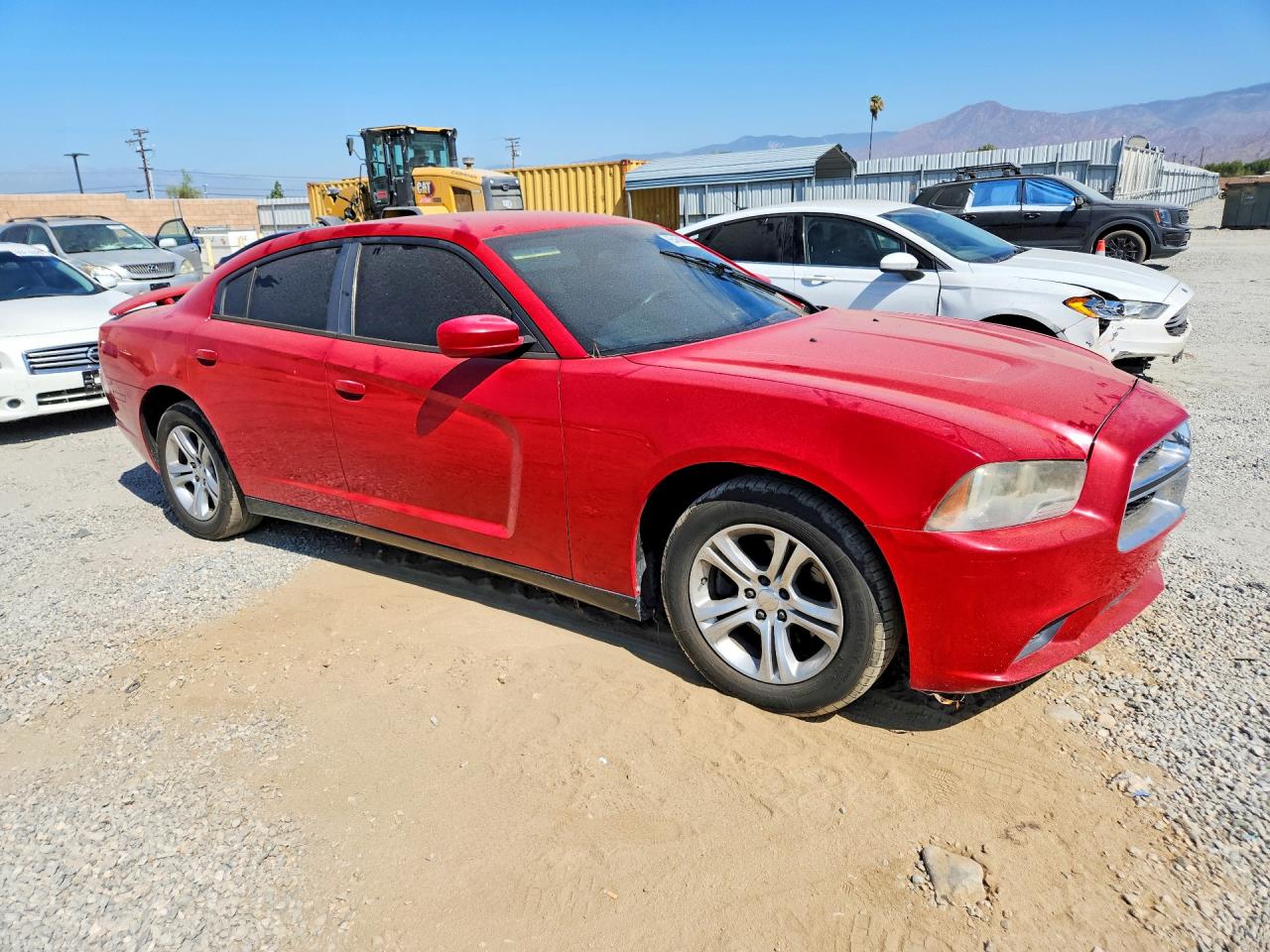 2013 Dodge Charger Se Red vin: 2C3CDXBG1DH601413