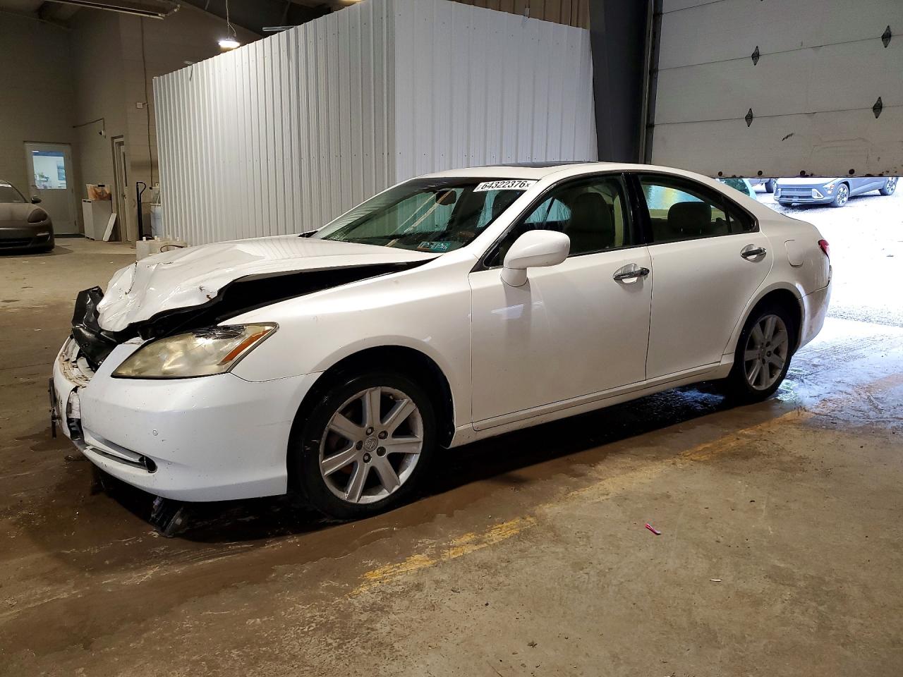 2007 Lexus Es 350 White vin: JTHBJ46G672051713