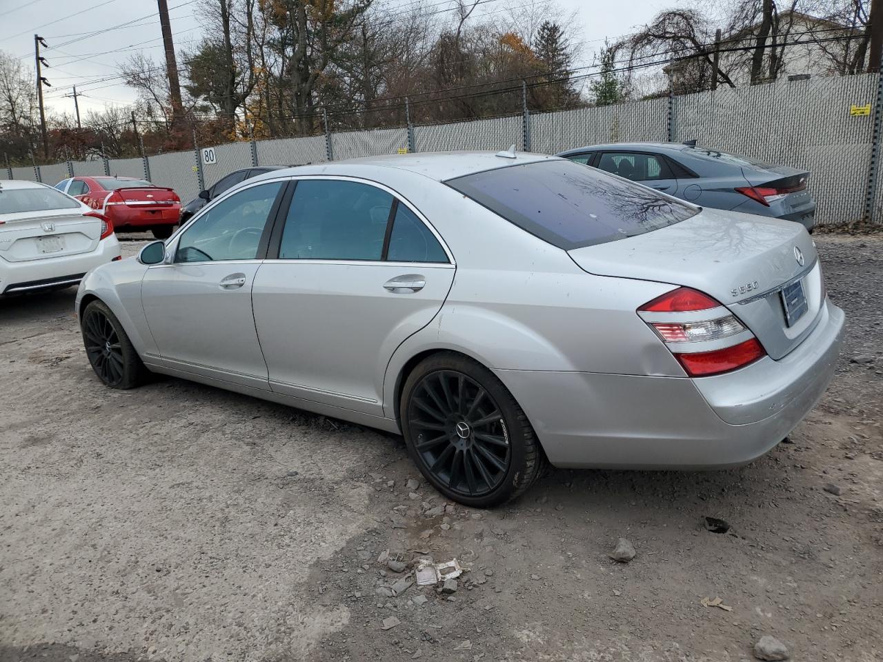 2009 Mercedes-benz S 550 4matic Silver vin: WDDNG86X29A244055