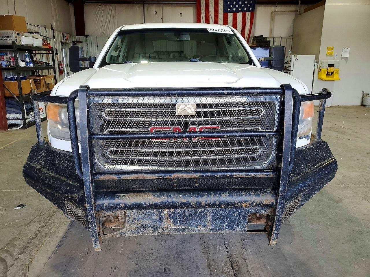 2015 Gmc Sierra K2500 Heavy Duty White vin: 1GT12XEG5FF175640
