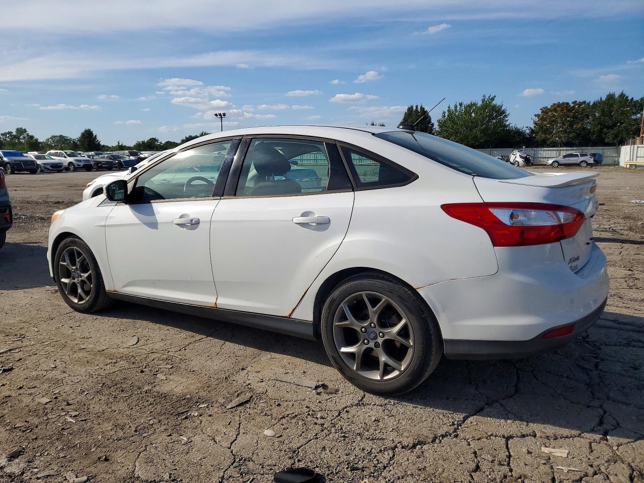 2013 Ford Focus Se White vin: 1FADP3F25DL287255