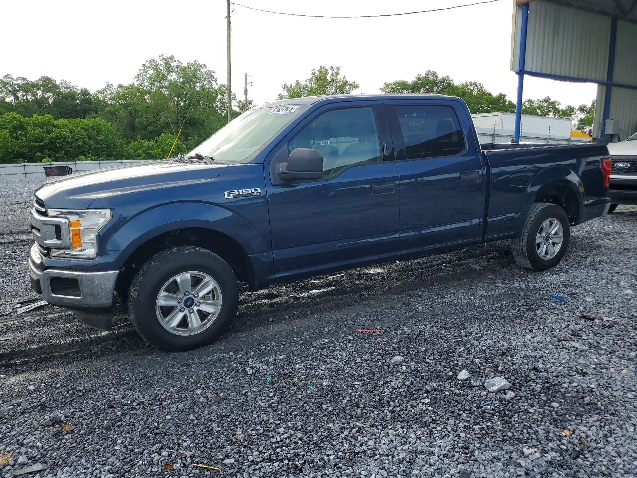 2018 Ford F150 Supercrew Синий vin: 1FTEW1C51JFC66093