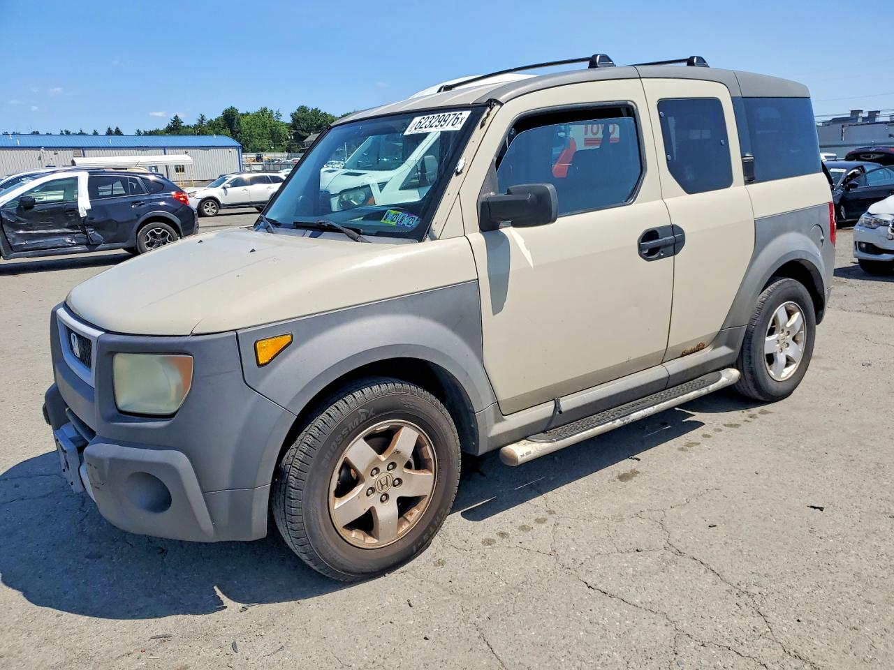 2005 Honda Element Ex Beige vin: 5J6YH28615L002758