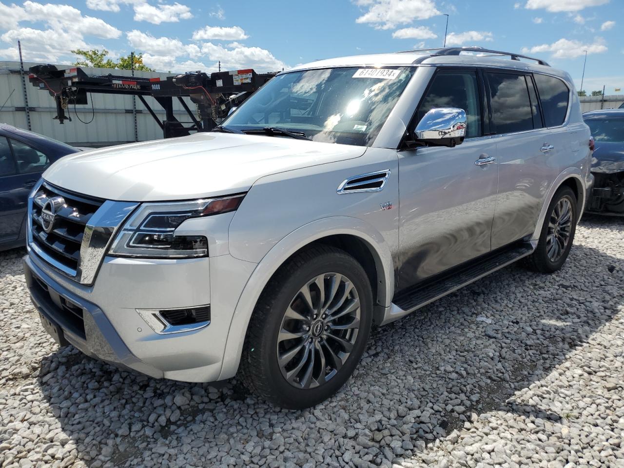 2021 Nissan Armada Platinum Silver vin: JN8AY2DB5M9791328