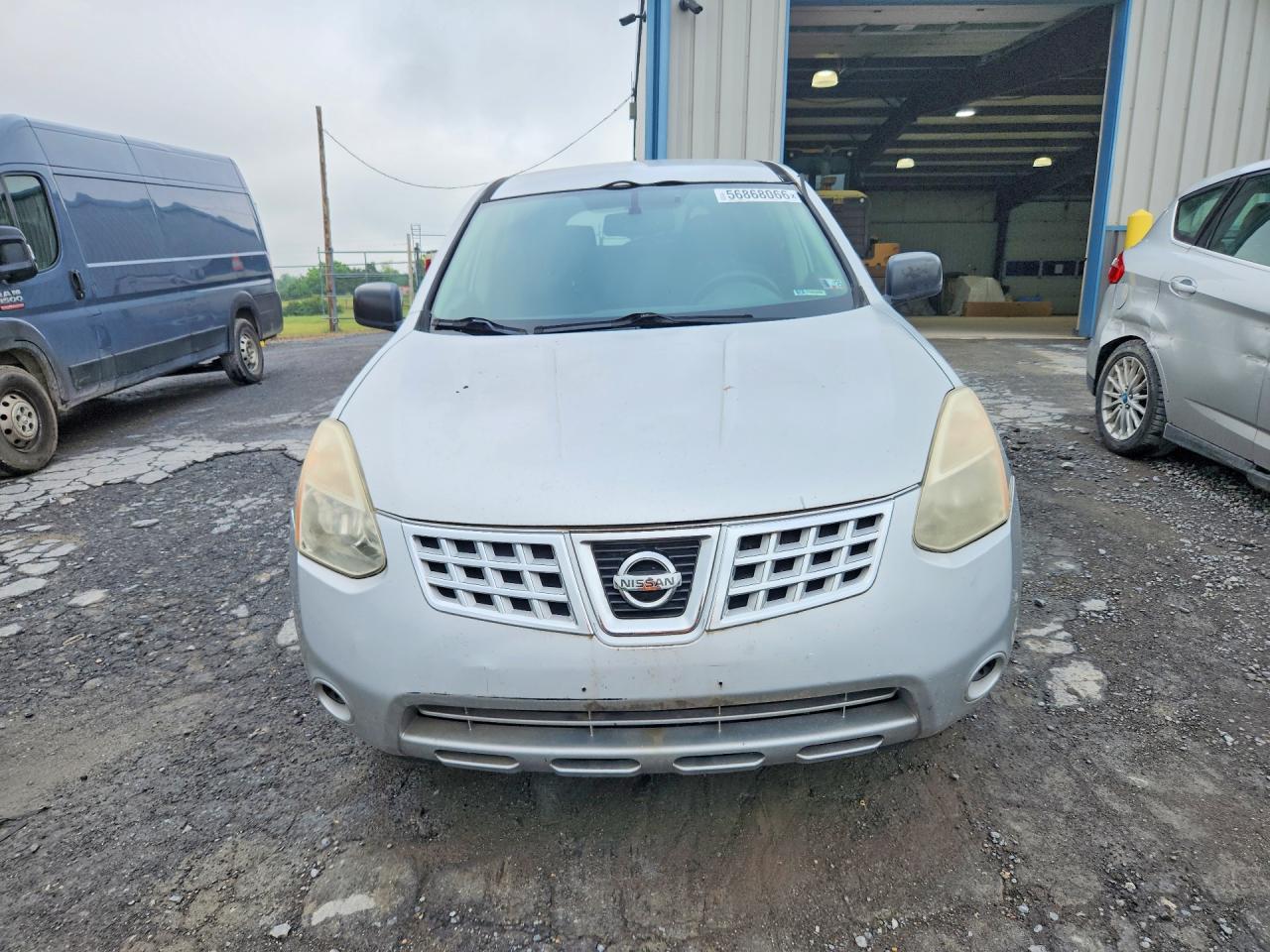 2010 Nissan Rogue S Silver vin: JN8AS5MV9AW143484