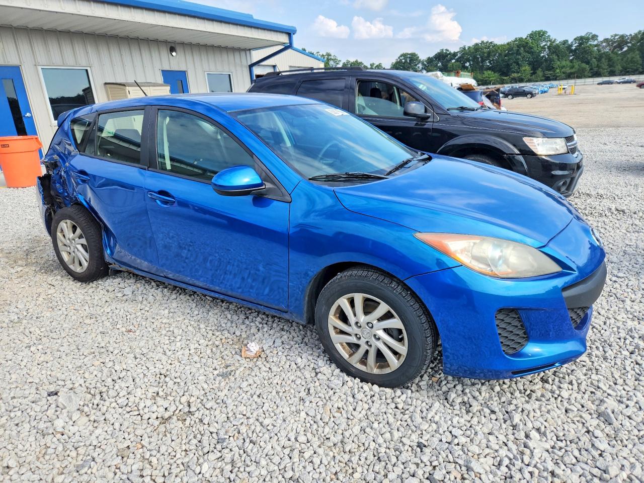 2012 Mazda 3 I Blue vin: JM1BL1L83C1661057