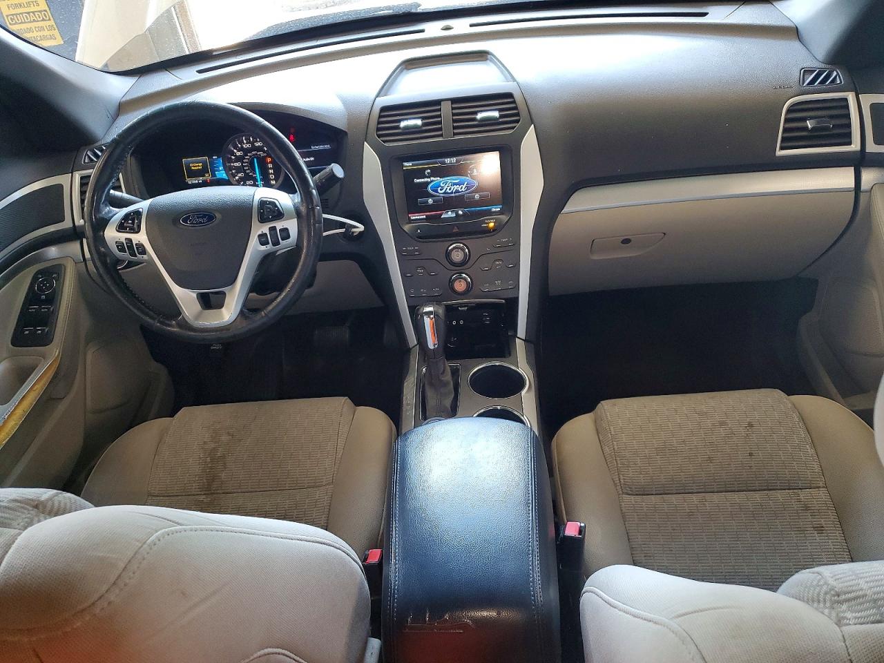 2012 Ford Explorer Xlt White vin: 1FMHK8D87CGA65124