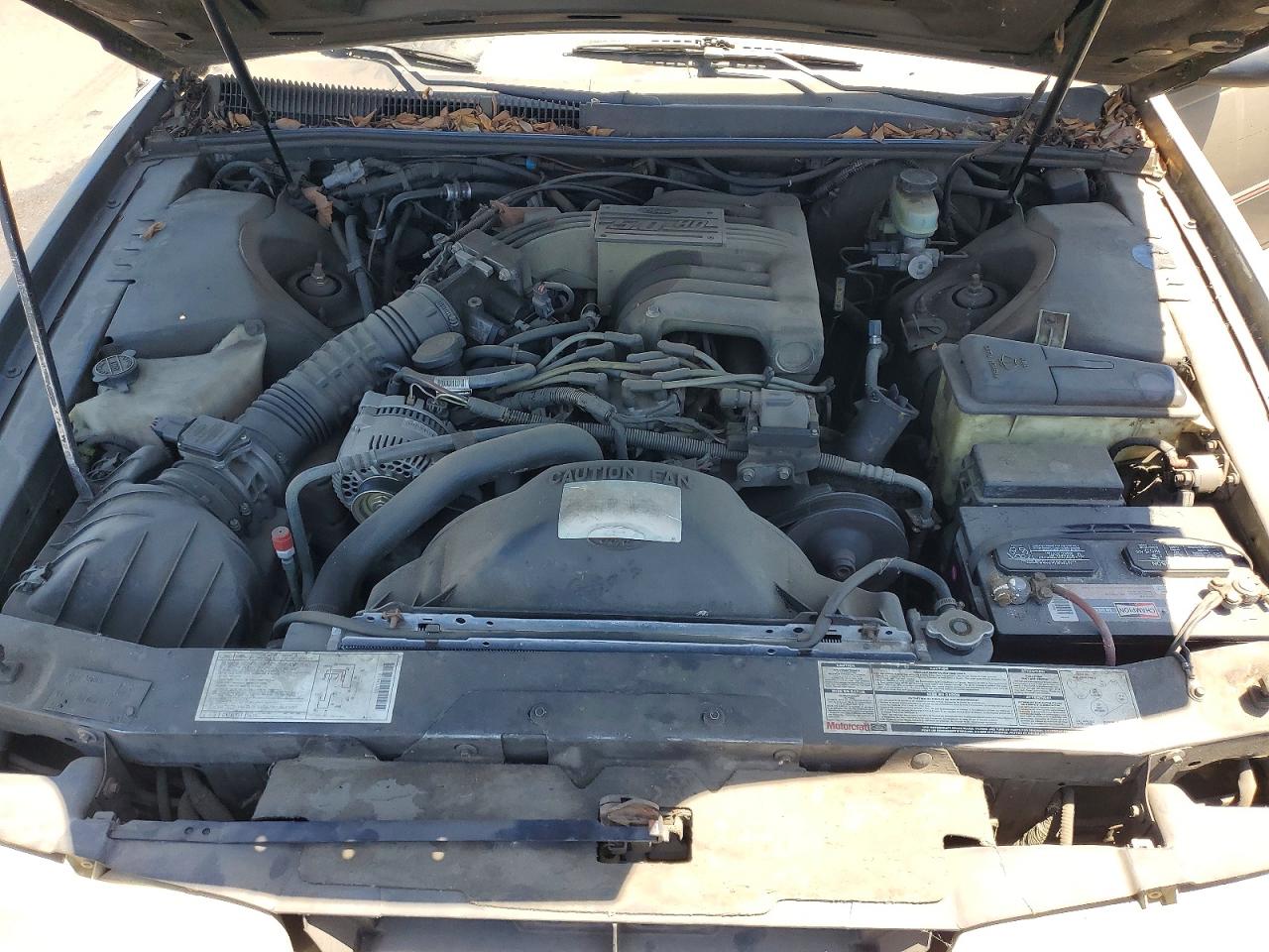 1991 Ford Thunderbird Серый vin: 1FAPP60T3MH177274