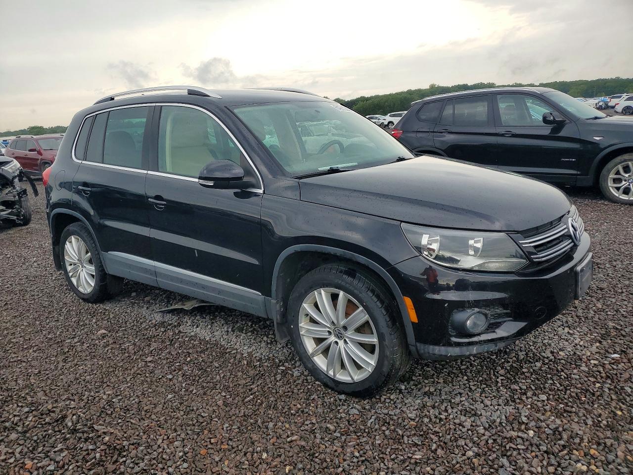 2013 Volkswagen Tiguan S Black vin: WVGBV7AX7DW501173