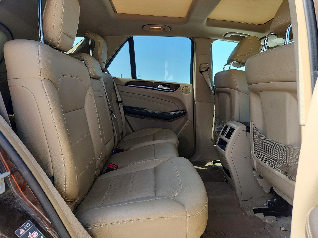 2012 Mercedes-benz Ml 350 Bluetec Brown vin: 4JGDA2EB3CA018300