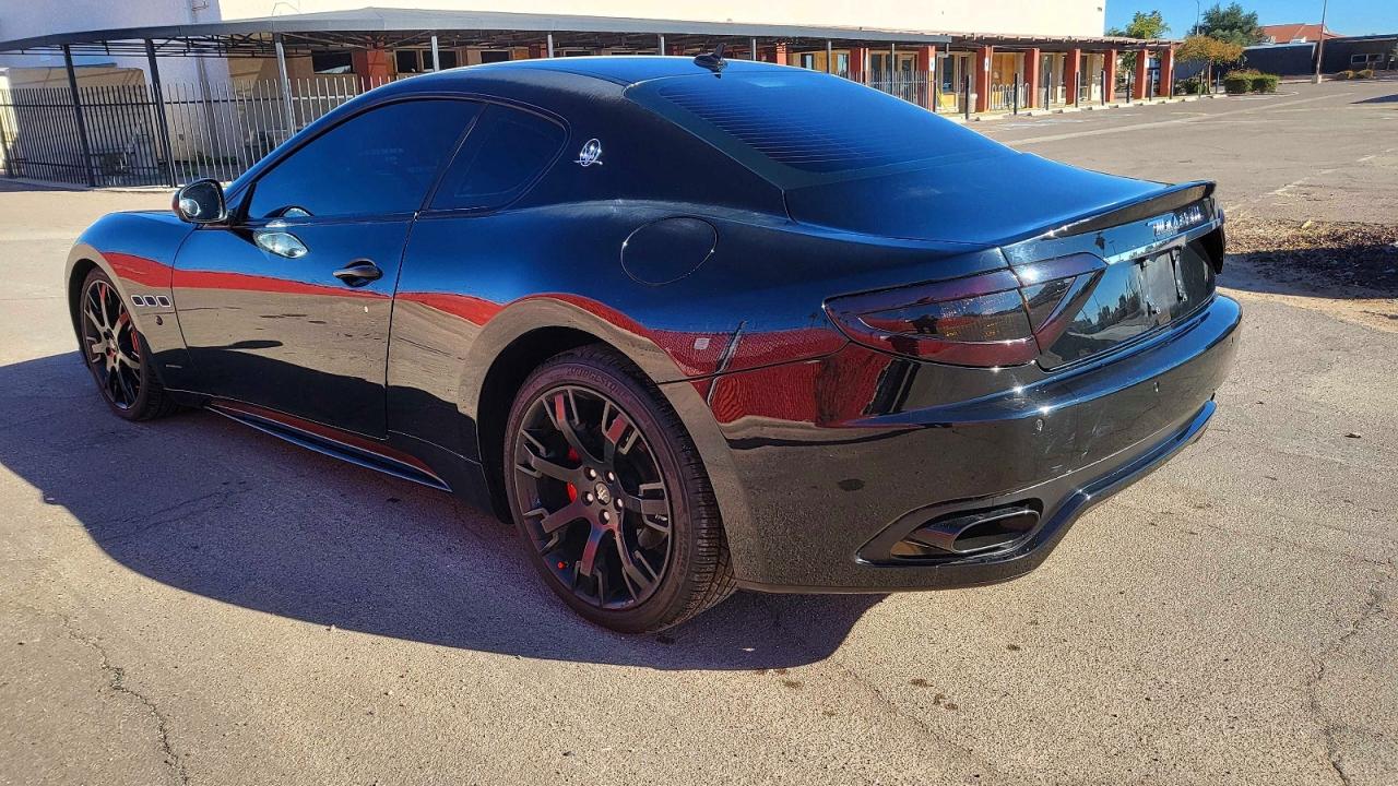 2013 Maserati Granturismo S Black vin: ZAM45VLA2D0071464